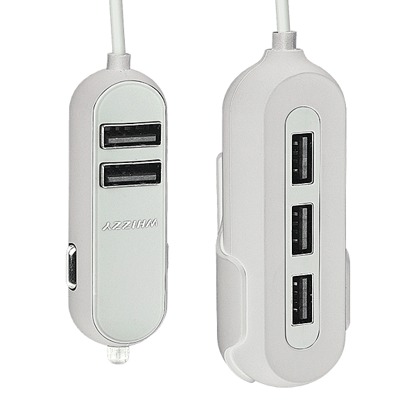 Whizzy 5 Port USB Car Charger