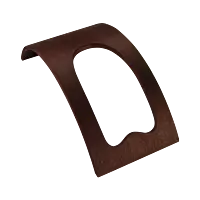 Curved Wooden Wine Bottle Holder