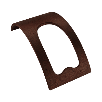 Curved Wooden Wine Bottle Holder