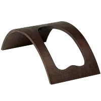 Curved Wooden Wine Bottle Holder
