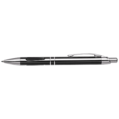 Metal Ergonomic Grip Ballpoint Pen