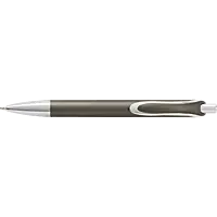 Coloured Barrel Ballpoint Pen with Silver Tip and Clip