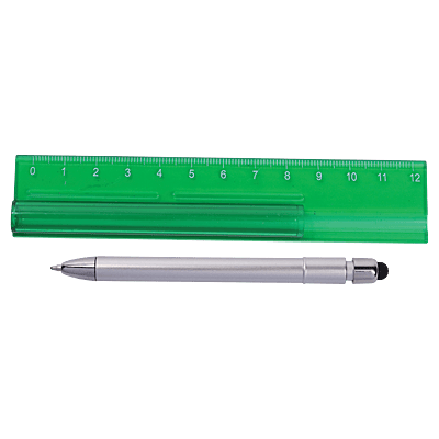 Translucent Ruler with Stylus Pen