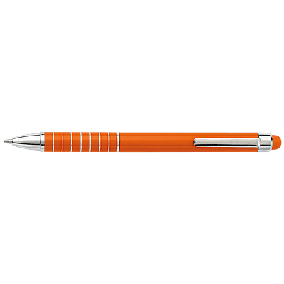 Aluminium Ballpoint Pen with Matching Colour Stylus