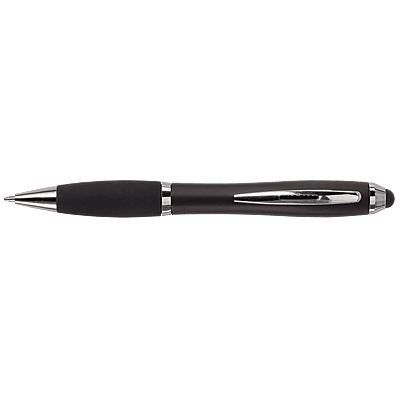 Ballpoint with Rubber Grip and Stylus