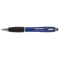Ballpoint with Rubber Grip and Stylus