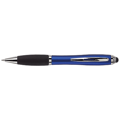 Ballpoint with Rubber Grip and Stylus