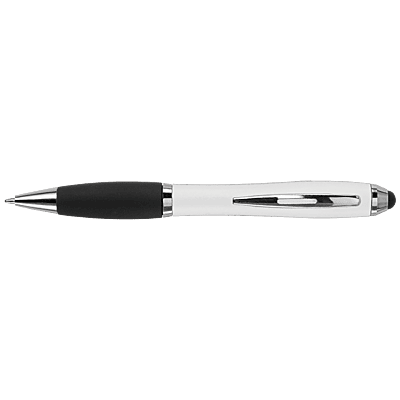 Ballpoint with Rubber Grip and Stylus