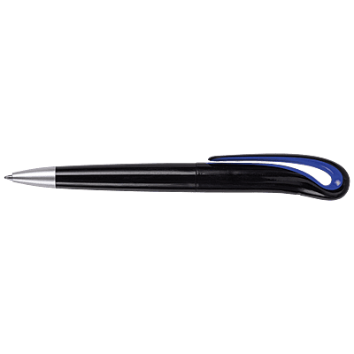 Swan Neck Design Ballpoint Pen with Black Barrel