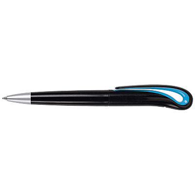 Swan Neck Design Ballpoint Pen with Black Barrel