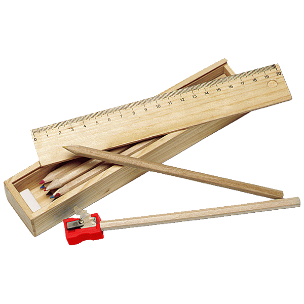 Stationery Set in Wooden Box