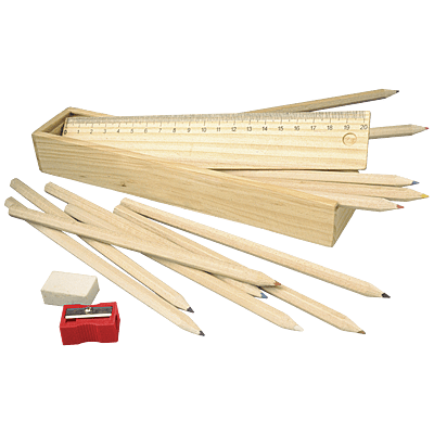 Stationery Set in Wooden Box