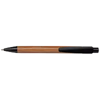 Bamboo Ballpoint Pen with Plastic Trims
