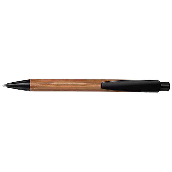 Bamboo Ballpoint Pen with Plastic Trims