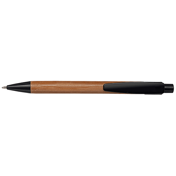 Bamboo Ballpoint Pen with Plastic Trims