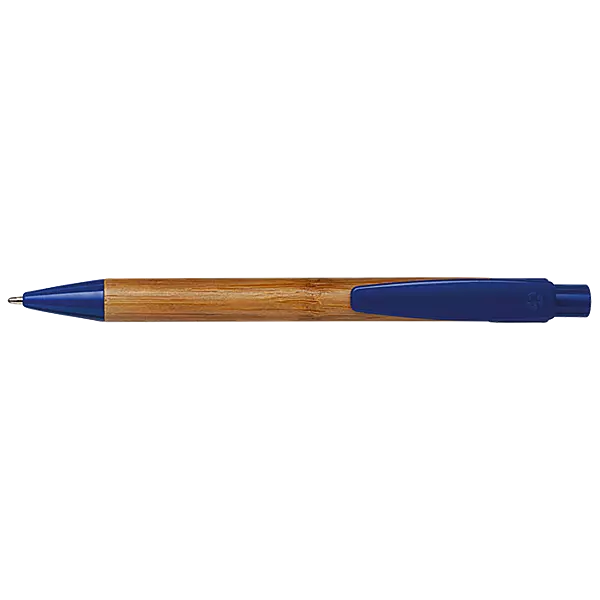 Bamboo Ballpoint Pen with Plastic Trims
