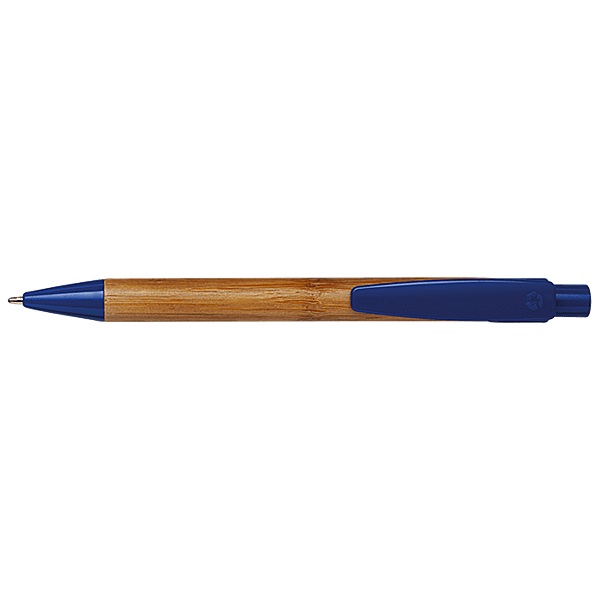 Bamboo Ballpoint Pen with Plastic Trims