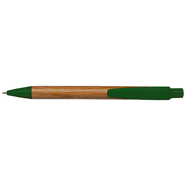 Bamboo Ballpoint Pen with Plastic Trims