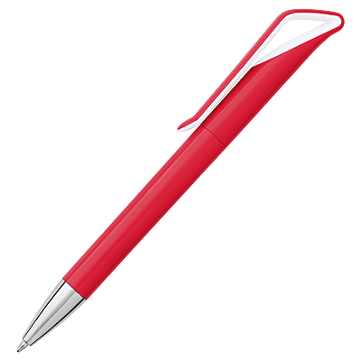 Coloured Barrel Geometric Swan Shaped Ballpoint Pen