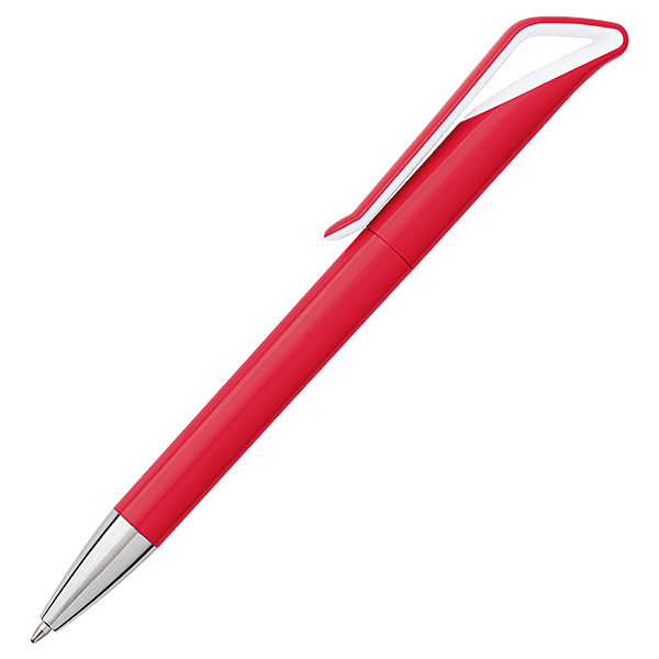 Coloured Barrel Geometric Swan Shaped Ballpoint Pen