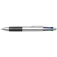4 Colour Ballpoint Pen with Rubber Grip