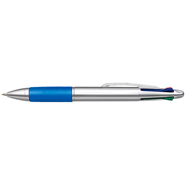 4 Colour Ballpoint Pen with Rubber Grip