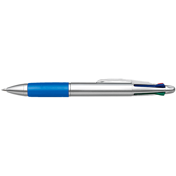 4 Colour Ballpoint Pen with Rubber Grip