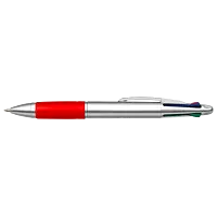 4 Colour Ballpoint Pen with Rubber Grip