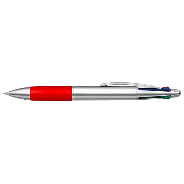 4 Colour Ballpoint Pen with Rubber Grip