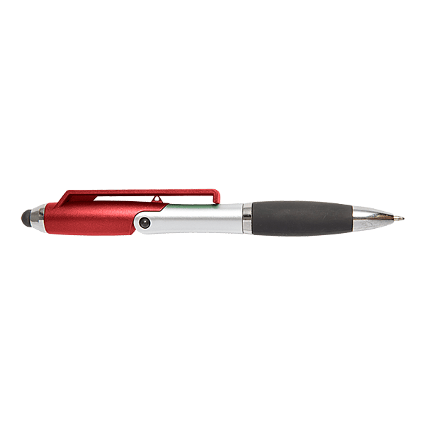 Ballpoint Pen With Stylus And Mobile Phone Stand