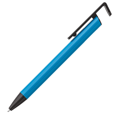 Aluminium Ballpoint Pen With Mobile Phone Stand