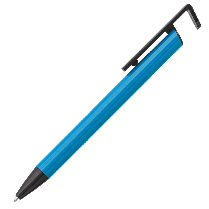 Aluminium Ballpoint Pen With Mobile Phone Stand