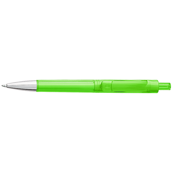 Ballpoint Pen With Transparent Coloured Barrel