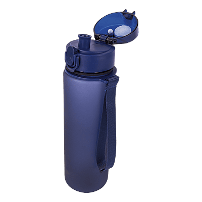 600ml Frosted Cylinder Water Bottle