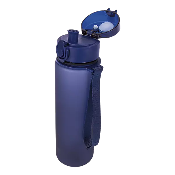 600ml Frosted Cylinder Water Bottle