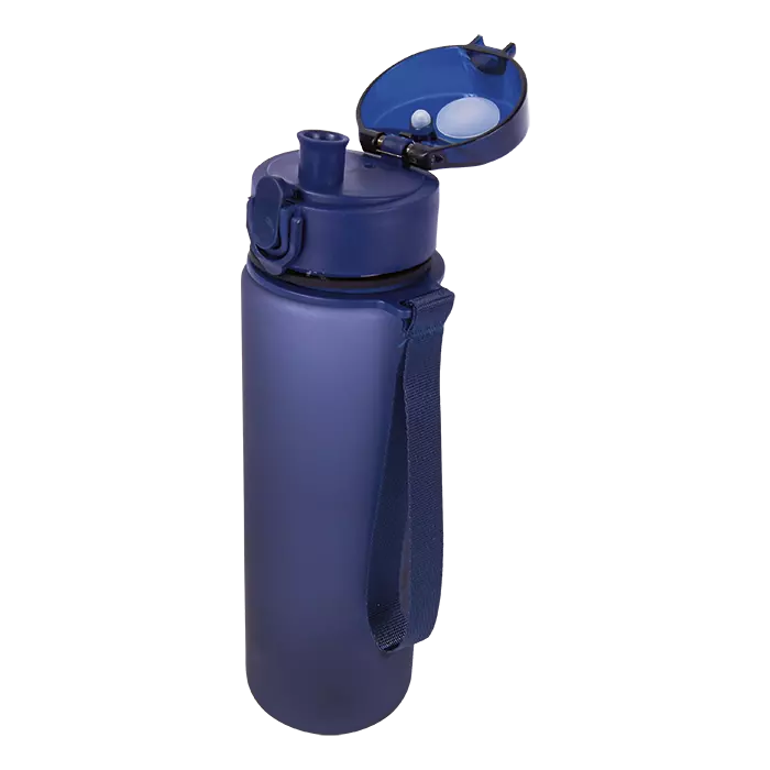 600ml Frosted Cylinder Water Bottle