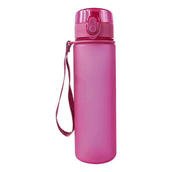 600ml Frosted Cylinder Water Bottle