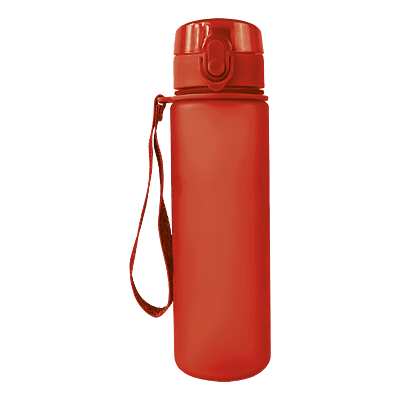 600ml Frosted Cylinder Water Bottle