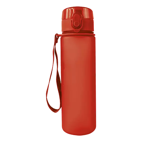 600ml Frosted Cylinder Water Bottle