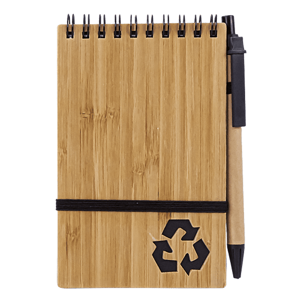 Bamboo Notebook With Pen