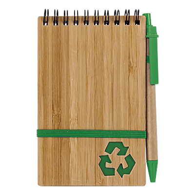 Bamboo Notebook With Pen