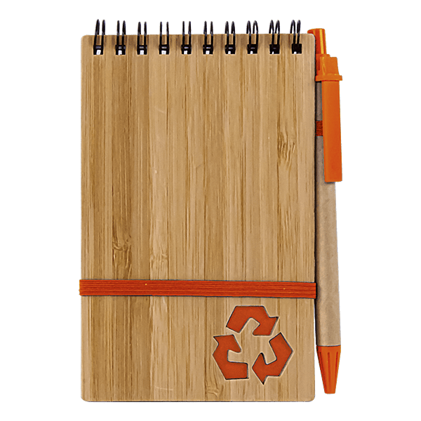 Bamboo Notebook With Pen