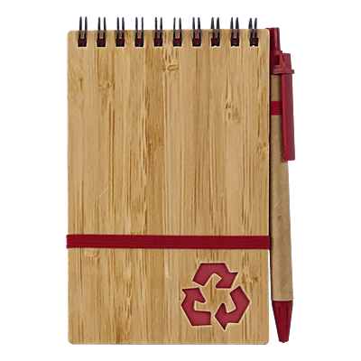 Bamboo Notebook With Pen