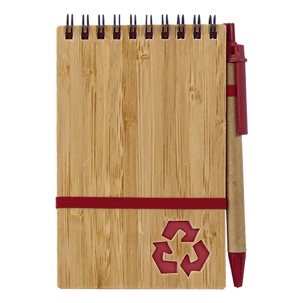 Bamboo Notebook With Pen