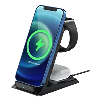 Snug 3 In 1 Wireless Charger Stand 15W