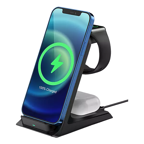 Snug 3 In 1 Wireless Charger Stand 15W