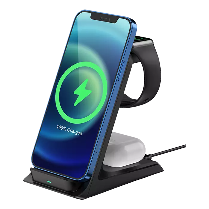 Snug 3 In 1 Wireless Charger Stand 15W
