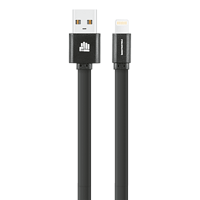IND 1.2m Flat Lightning Charger Cable