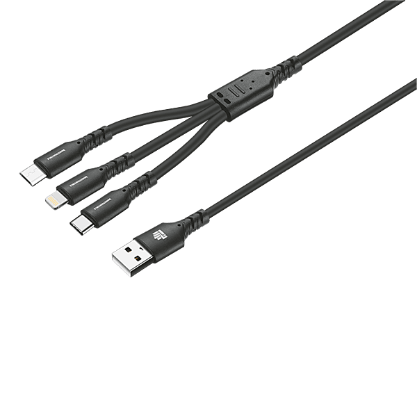 IND 1.2m 3-In-1 Charger Cable