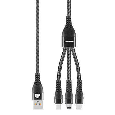 1.2m 3-In-1 Charger Cable Allum alloy and Braiding